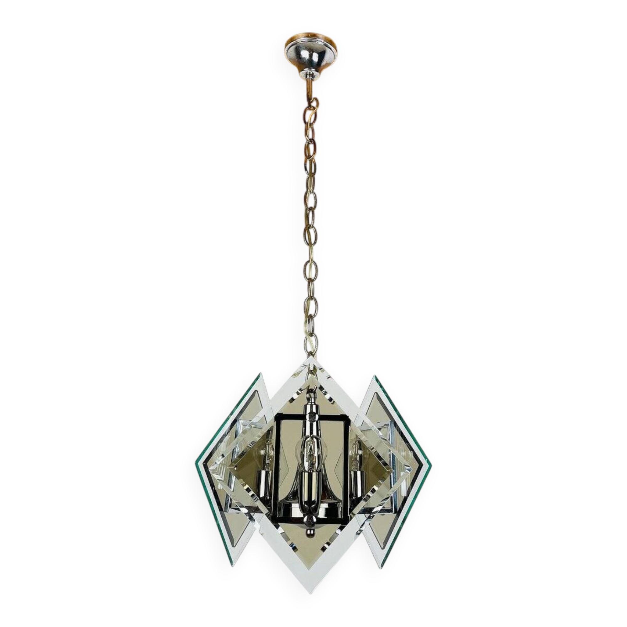 Art glass pendant by Fontana Arte, Italy, 1970s