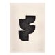 Abstract painting on paper signed eawy