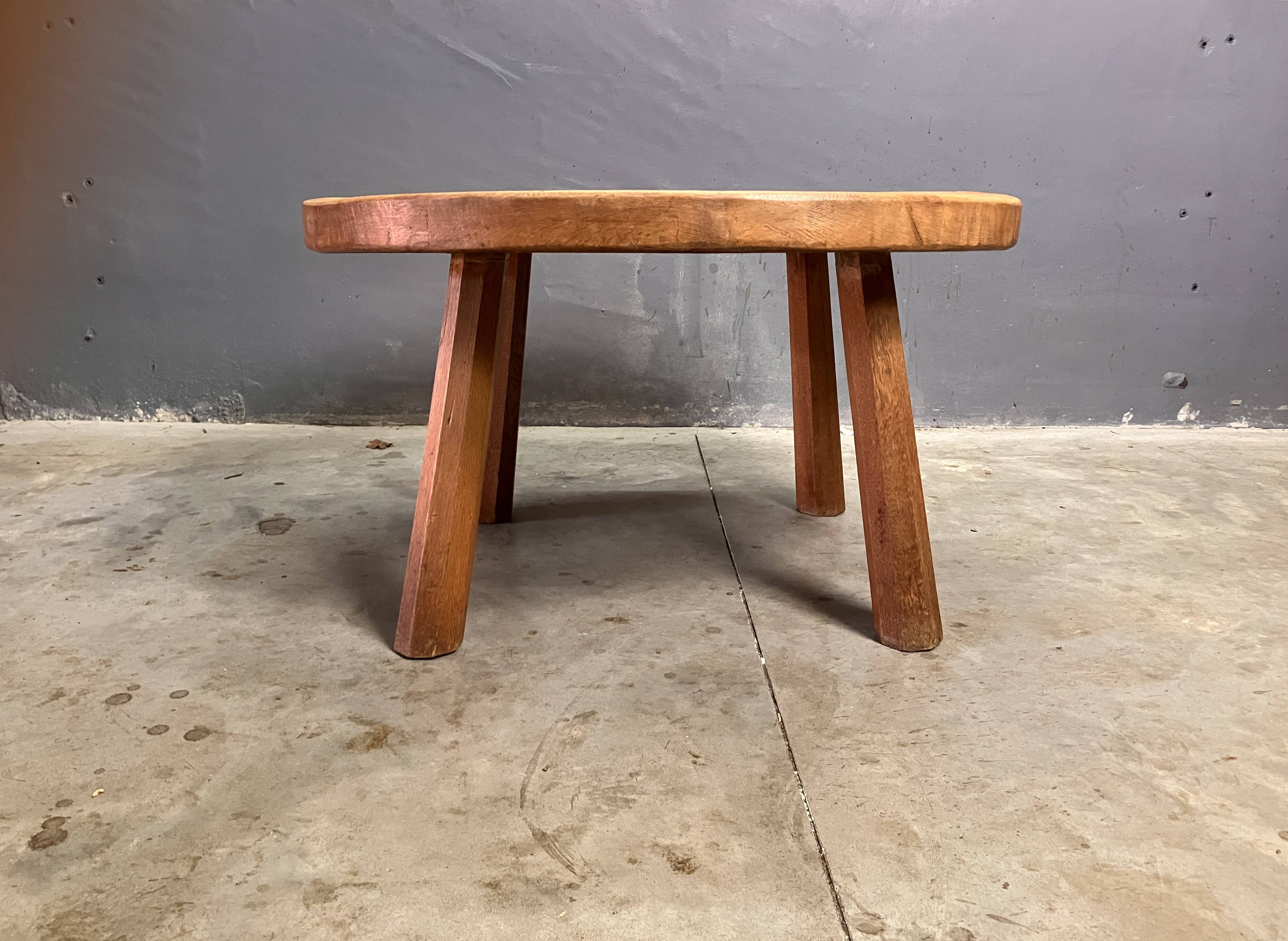 Brutalist coffeetable oak rustic japandi wabi sabi