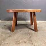 Brutalist coffeetable oak rustic japandi wabi sabi