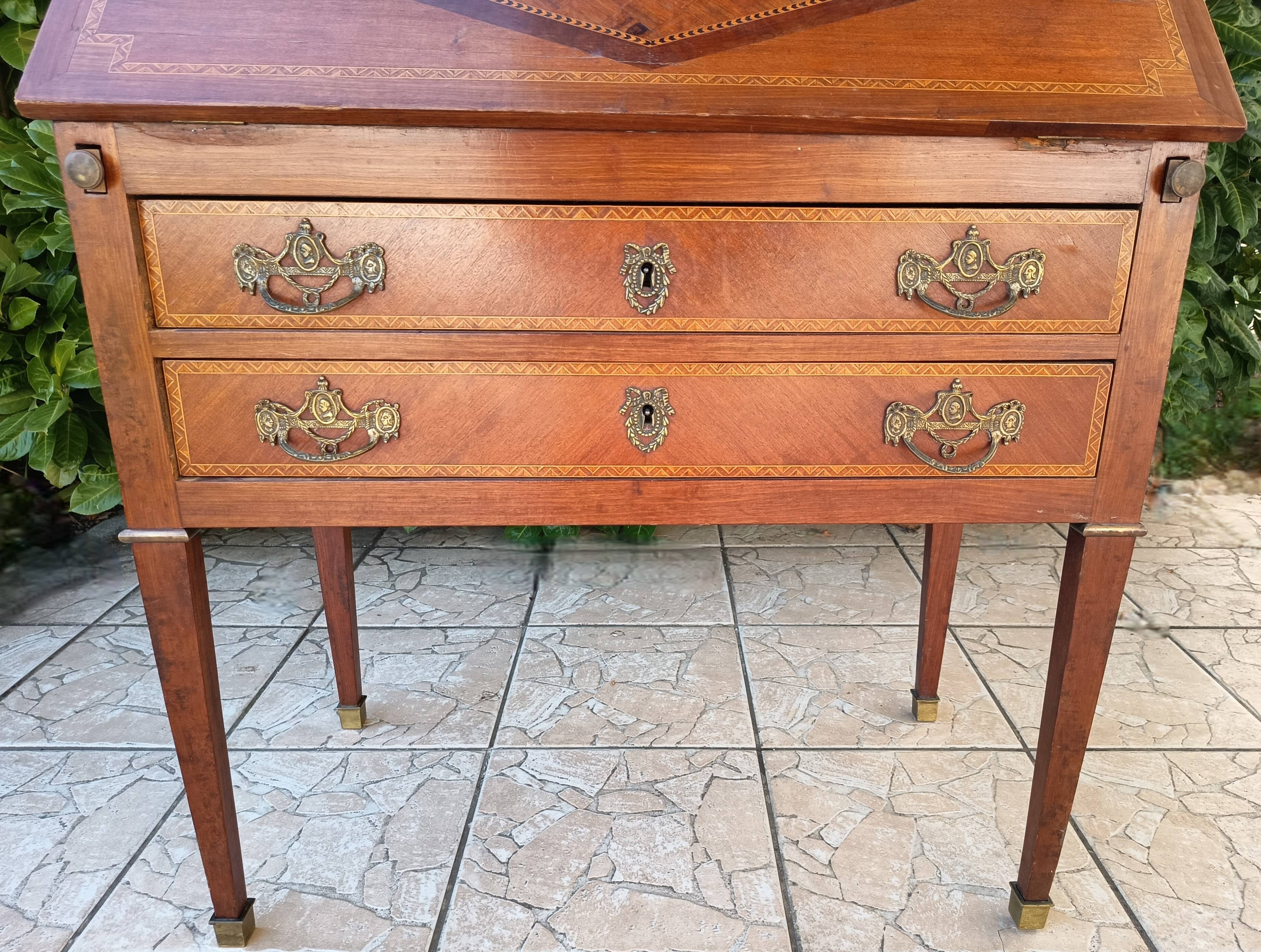 Mahogany writing desk