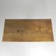 Art Deco bistro table with oak top on cast iron base