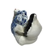 20th century earthenware Easter hen candy box