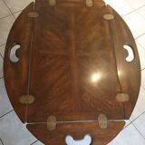 Malouinière coffee table in solid mahogany