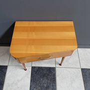 small hallway cabinet in unusual shape 1960s