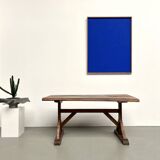 19th century brutalist oak table