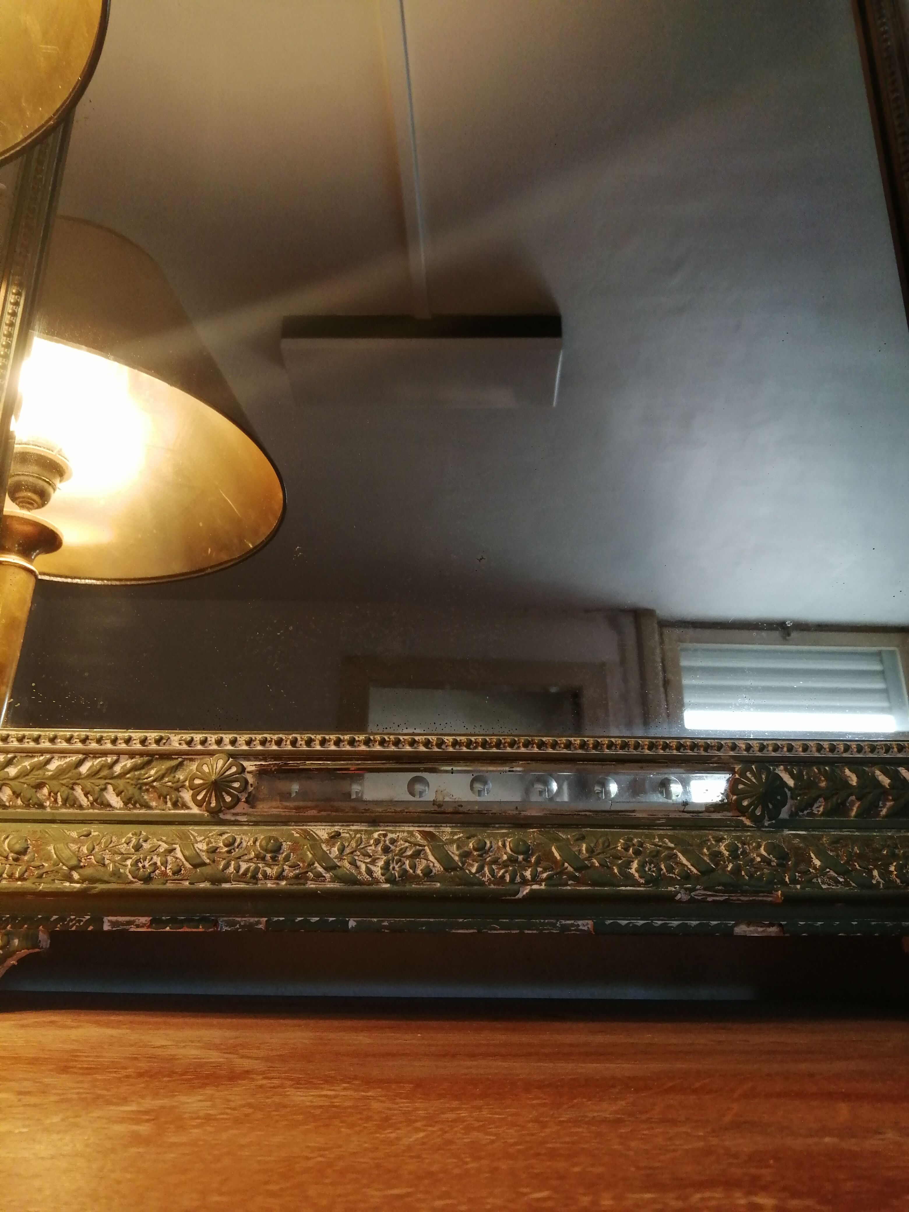 Mirror mercury flat wood