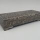 Silver metal jewelry box nineteenth compartmentalized work rich decor