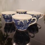 Set of 4 English cups