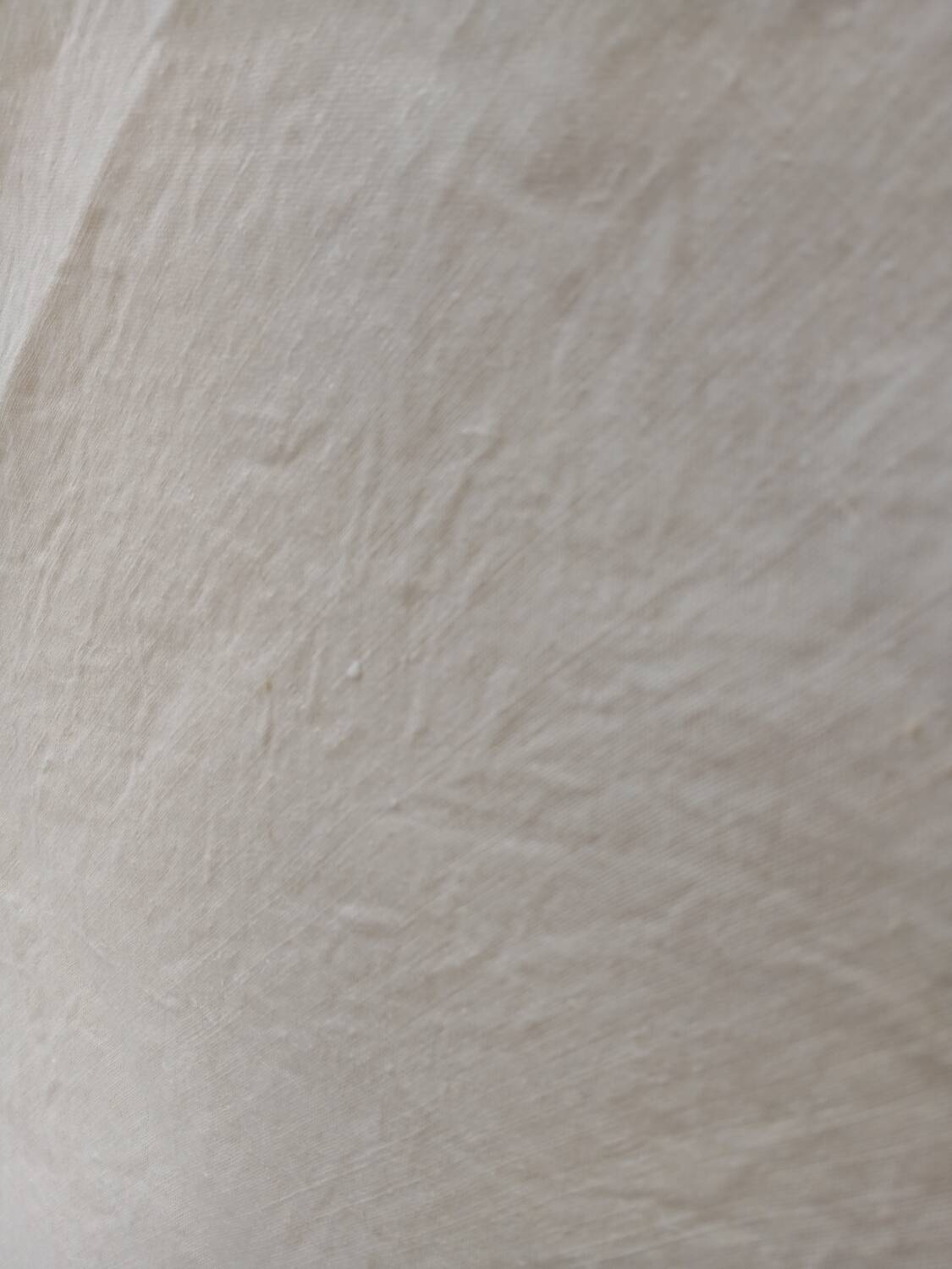 Antique linen sheet with JB embroidery