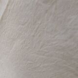 Antique linen sheet with JB embroidery