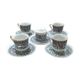 Service à café vintage porcelaine turque