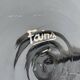 Round vase glassware Fains hyalite Art Deco