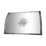 Mirror tray art deco glass bevelled