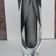 Glass vase Sommerso Murano of the 70s 21cm
