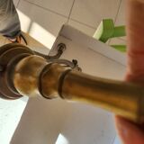 Antique solid copper faucet spout