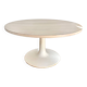 Table réglable pied tulipe