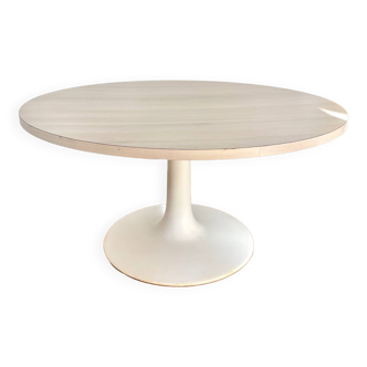Table réglable pied tulipe