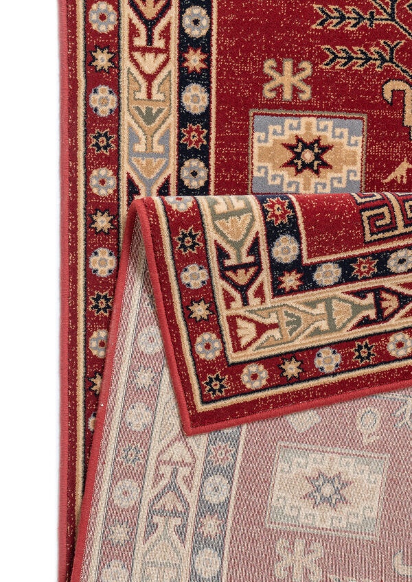 Tapis ethnique rouge 200x300 cm orient enny