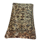 Vintage turkish rug cushion cover