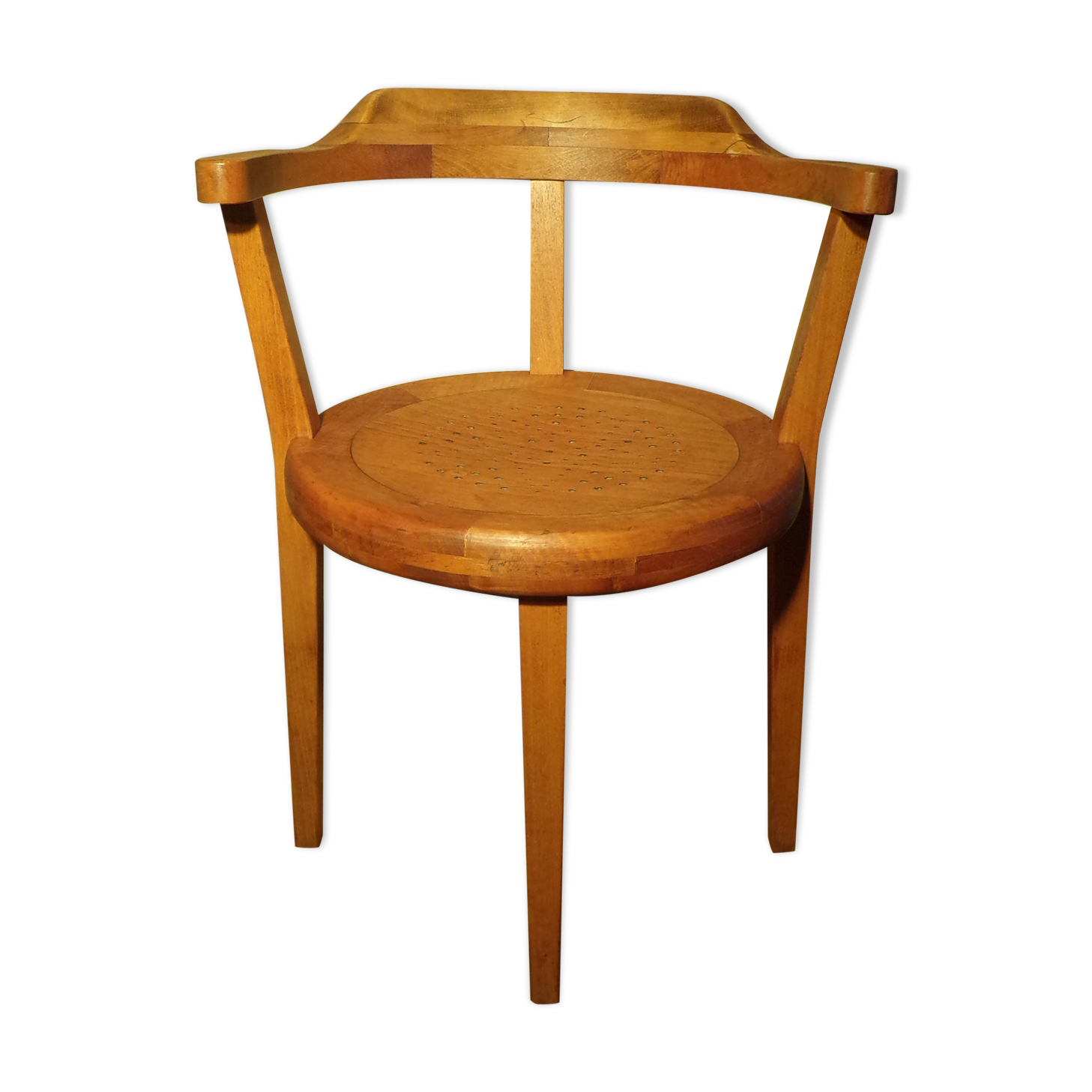 Deco wooden armchair