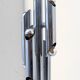 Sculptural tubular floor lamp in chrome metal, Space Age, Reggiani style
