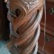 Large floor lamp, column, antique lamp from the early 19th century, Empire style.