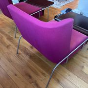 Paire fauteuils Tolozan – Éric Jourdan – Ligne Roset 2002 – structure alu