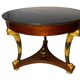 Large pedestal table with Empire-era corbels