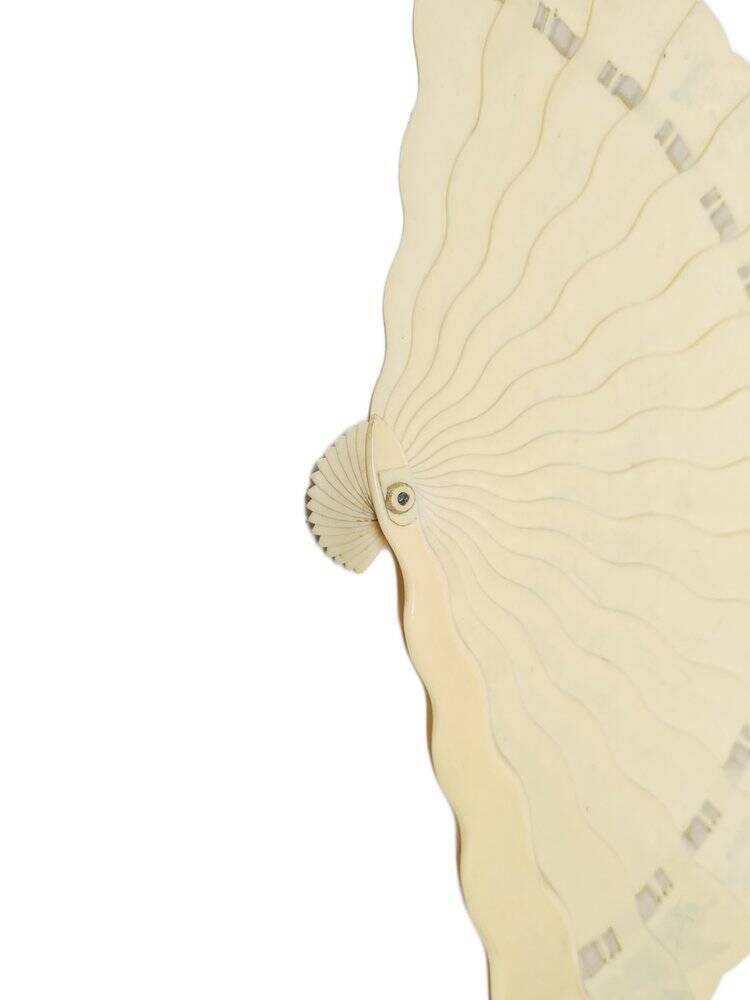 Austro-Hungarian Art Nouveau celluloid fan, 1900s