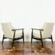 Fauteuils Type 300 190 en Velours Côtelé par H. Lis, 1960s, Set de 2