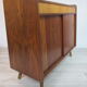 German walnut veneer shoe cabinet, 1960boi
