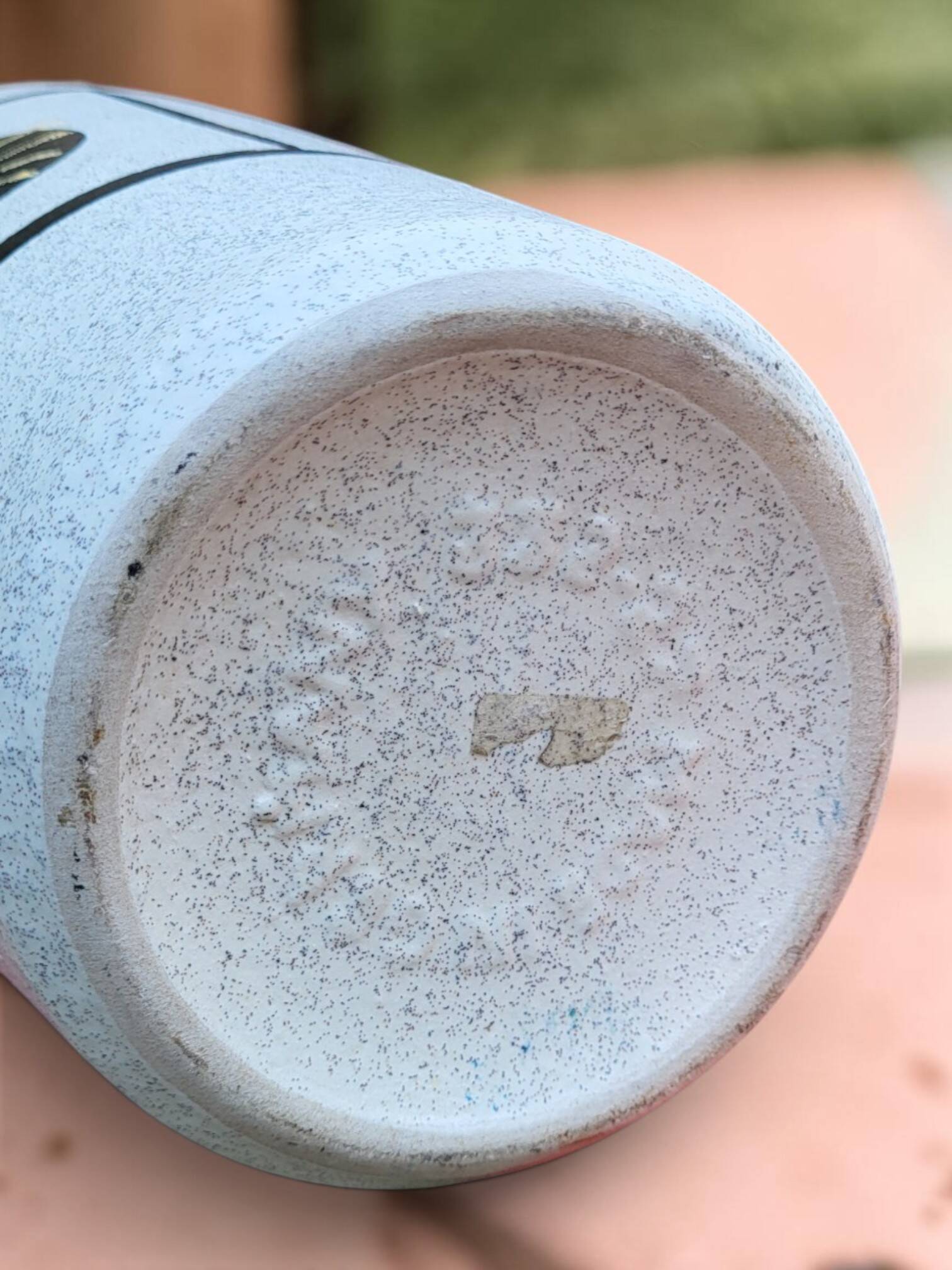 Vintage ceramic vase from the 1960s-70s.