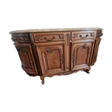 Louis VX ocher marble sideboard