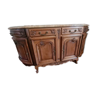 Buffet Louis VX marbre ocre