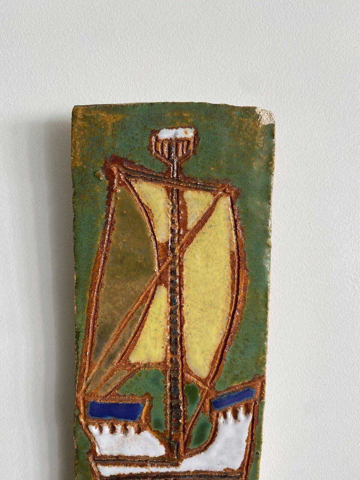 Ceramic plaque The Argonauts Vallauris I. Ferlet and F. Bourguet