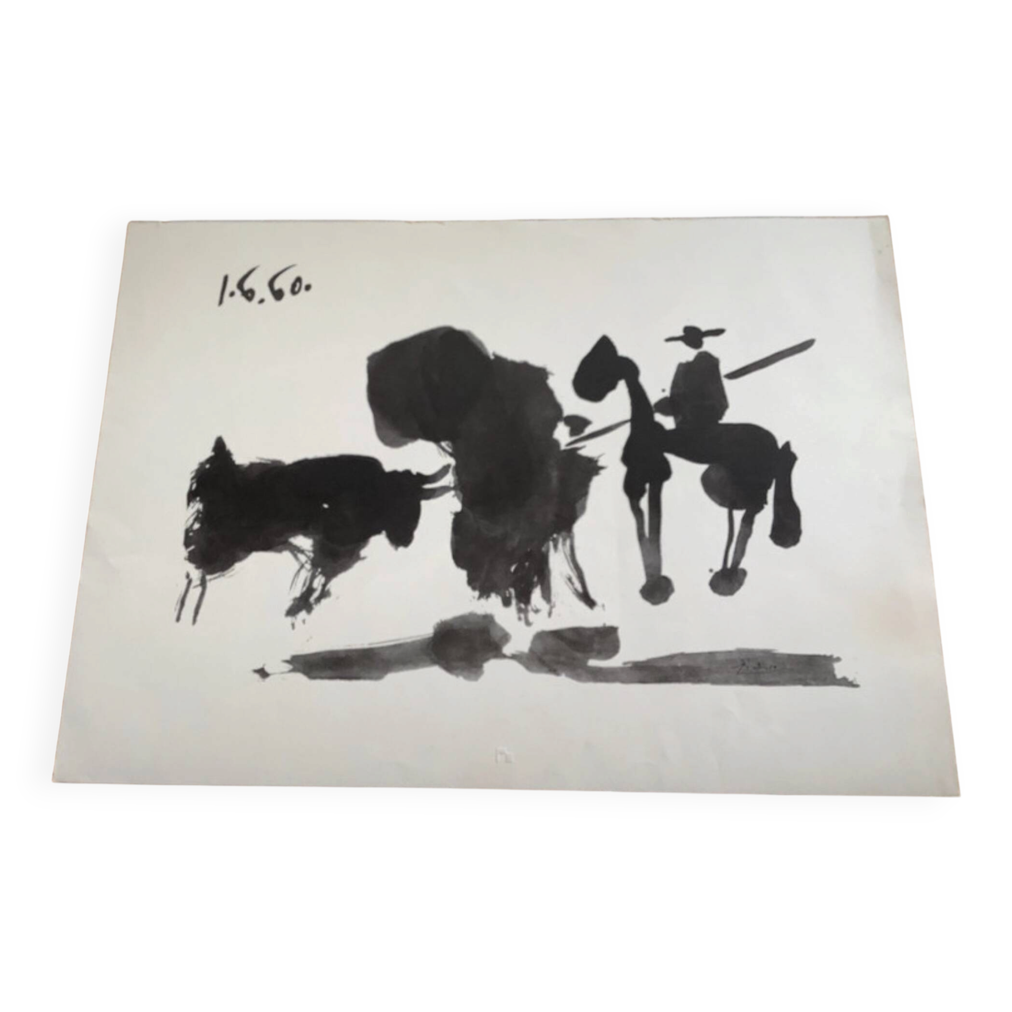 Picasso print on paper 50X70 cm