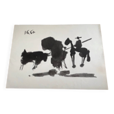Picasso print on paper 50X70 cm