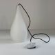 Pair of vintage opaline pendant lights