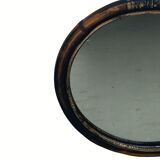 Faux bamboo chinoiserie mirror, France 1960s-1970