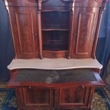 English mahogany shelf sideboard 19th