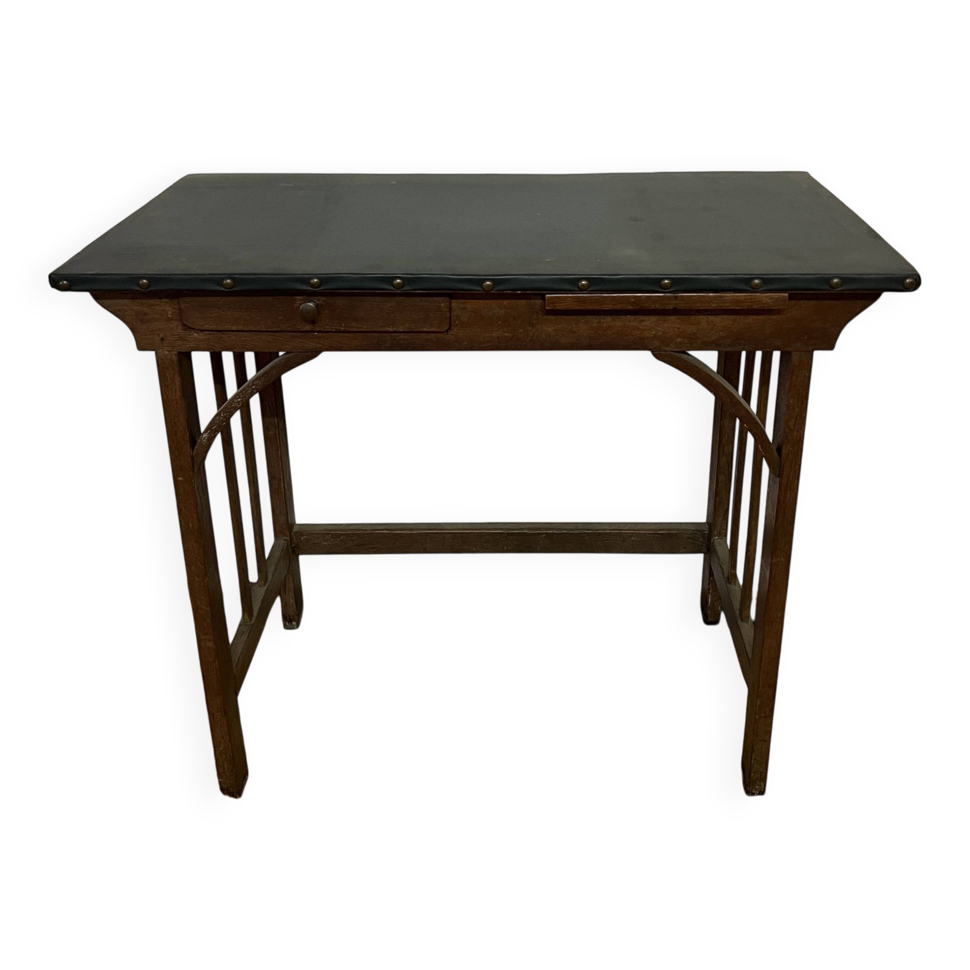 Petit bureau / table console en bois vintage