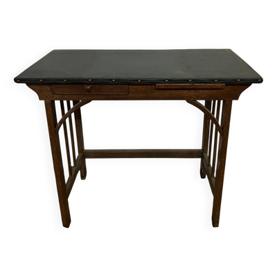 Petit bureau / table console en bois vintage
