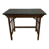 Small vintage wooden desk / console table