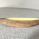 Wooden pond toy, small flat boat, old toy
