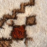 Vintage Berber wool rug