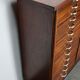 Vintage dutch mahogany jewelers / watchmakers cabinet, circa 1930