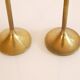 Pair of vintage brass candle holders 1960