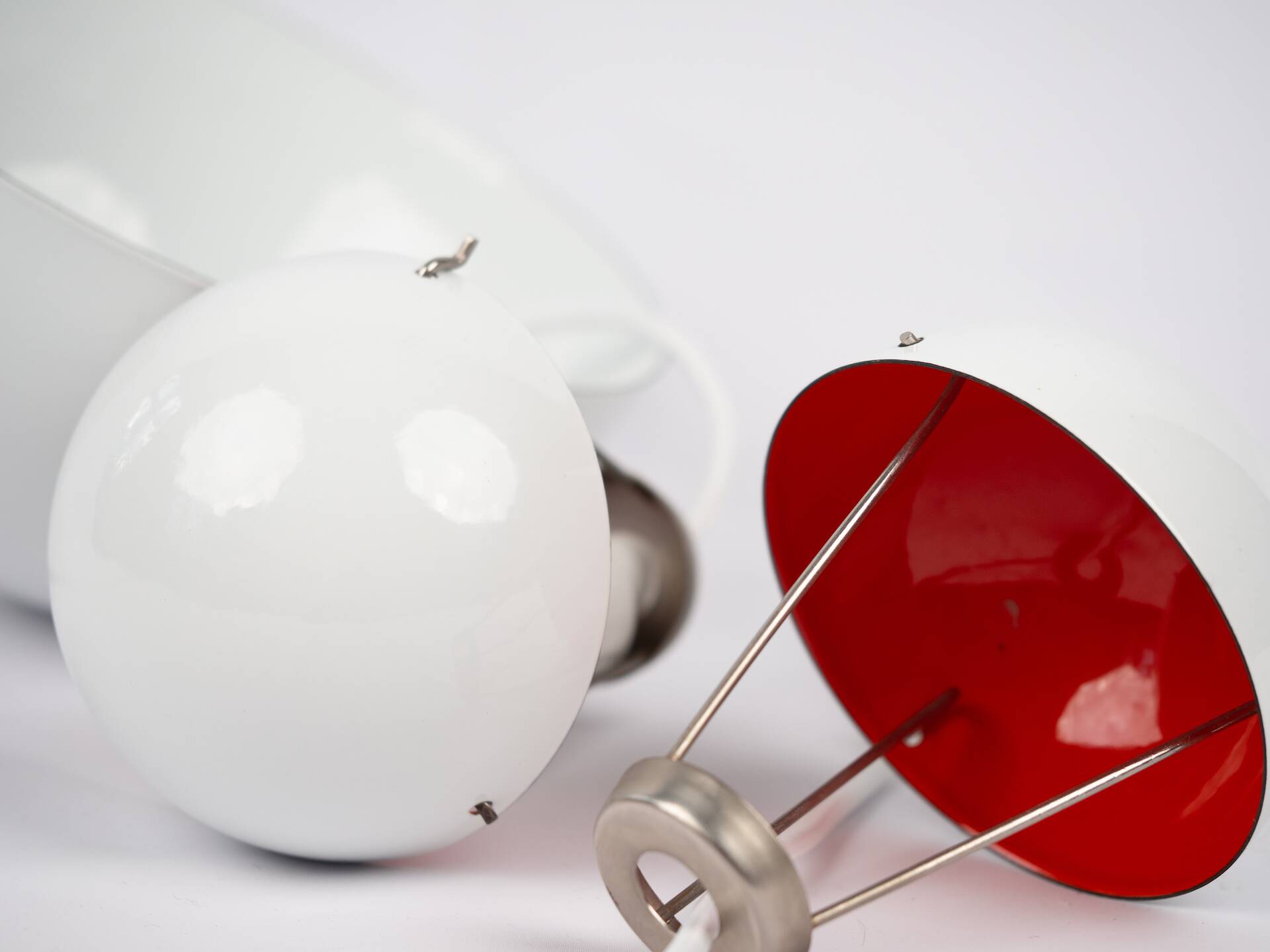 Paire de suspensions vintage danoises Floweport par Verner Panton, Louis Poulsen, 1968