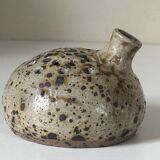 Vintage pyrite stoneware ceramic vase design from the 60s